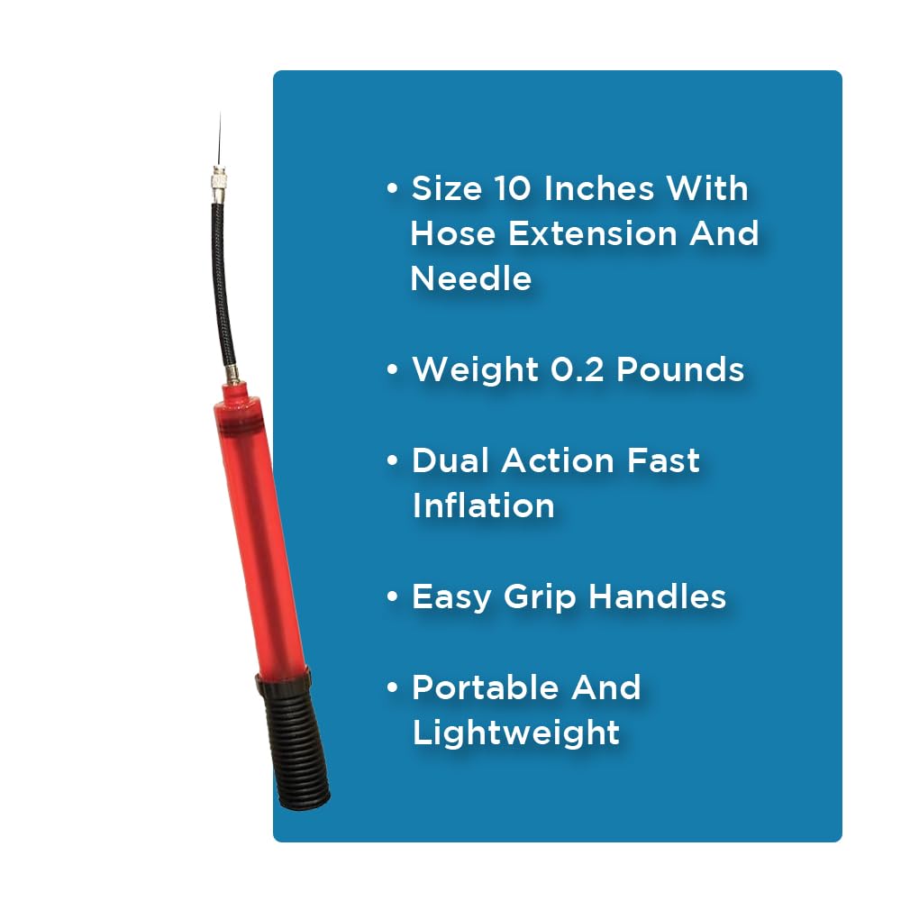 East of Frederick Ultimate Sports Ball Pump Kit – Dual-Action Pro System