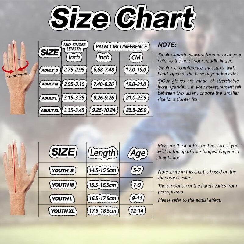 East of Frederick Multi-Sport Grip Gloves – Youth & Adult Receiver System