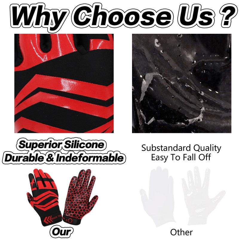 East of Frederick Youth Quarterback Command Gloves – Pro 3.0 System
