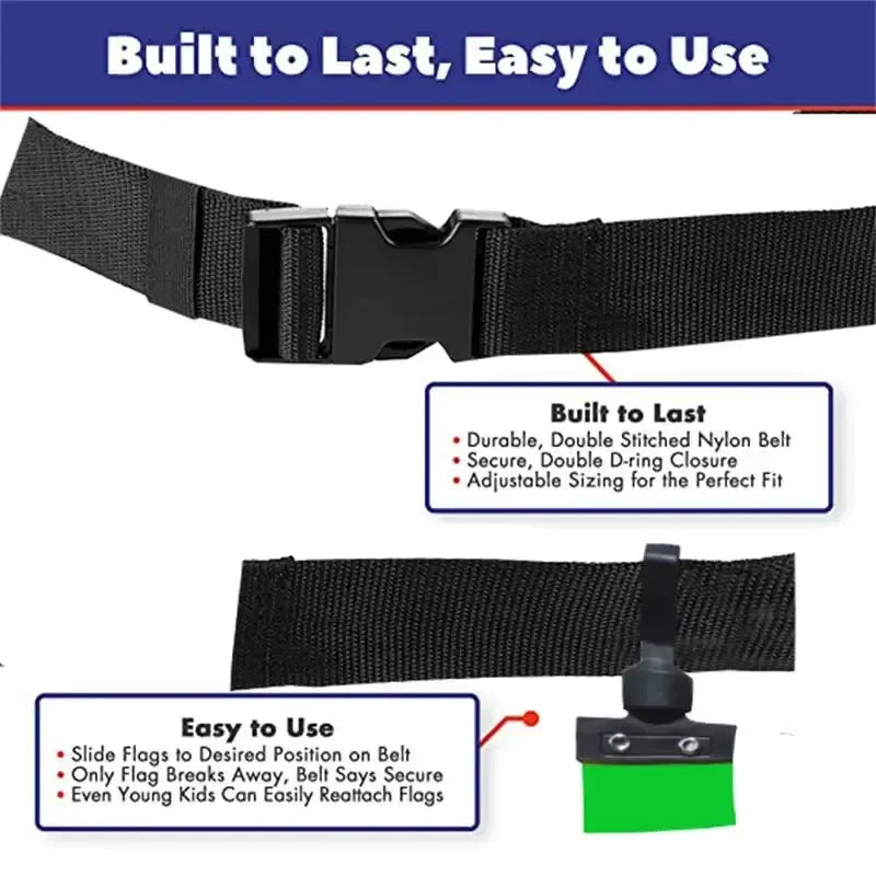 East of Frederick Youth Flag Football Belt Set – Premium Training System
