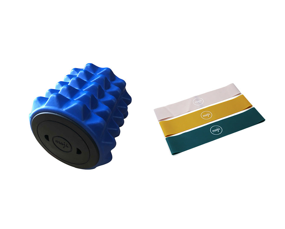 East of Frederick Complete Training Bundle – 3 Resistance Bands & Mini Roller