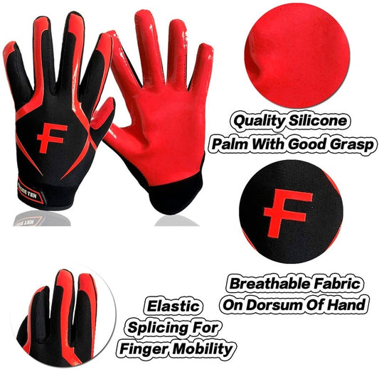 East of Frederick Multi-Sport Grip Gloves – Youth & Adult Receiver System